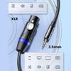 Orico Axkf Mini Jack 3.5 Mm To Xlr Female Audio Cable 5 m - Black -AXKF-50-BK-Bp - (ORICO-AXKF-50-BK-BP)