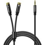 Orico Axrf Audio Cable Mini Jack 3.5 Mm To 2x Rca Female 5 m - Black -AXRF-15-BK-Bp - (ORICO-AXRF-15-BK-BP)