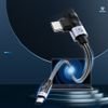 Orico C2C PD100W Laptop Fast Charging Cable (Right Angle) Black 0.5m -C2CW-05-BK-Bp - (ORICO-C2CW-05-BK-BP)