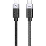 Orico CC240 USB-C To USB-C Cable 240W USB4 40Gb/s 8K 60Hz 0.5m - Black -CC240-40-05-BK-Bp - (ORICO-CC240-40-05-BK-BP)