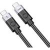 Orico CC240 USB-C To USB-C Cable 240W USB4 40Gb/s 8K 60Hz 0.5m - Black -CC240-40-05-BK-Bp - (ORICO-CC240-40-05-BK-BP)