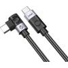 Orico CW240 USB-C To USB-C Pd 240W 1.5m Angled Cable - Black -CW240-15-BK-Bp - (ORICO-CW240-15-BK-BP)