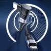 Orico CW240 USB-C To USB-C Pd 240W 20Gb/s 0.5m Angled Cable - Black -CW240-20-05-BK-Bp - (ORICO-CW240-20-05-BK-BP)