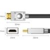 Orico H4BY Hdmi 2.0 Cable 0.5 m - Black -H4BY-05-BK-Bp - (ORICO-H4BY-05-BK-BP)