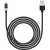 Orico LDA2L USB-A To Lightning Cable 12W With Led Display 0.5m - Black And Silver -LDA2L-05-BK-Bp - (ORICO-LDA2L-05-BK-BP)