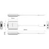Orico Ptav USB-C - Vga Adapter And 3.5 Mm Full Hd Mini Jack 0.15 m - Silver -PTAV-Sv - (ORICO-PTAV-SV)