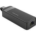 Orico UTK-U3 USB-A 3.0 To RJ45 Gigabit Ethernet 1 Gbps Network Adapter - Black -UTK-U3-BK-Bp - (ORICO-UTK-U3-BK-BP-HU)