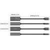 Orico XC-R45-V1 USB-C To RJ45 Gigabit Ethernet 1 Gbps Network Adapter - Black -XC-R45-V1-BK-Bp - (ORICO-XC-R45-V1-BK-BP-HU)