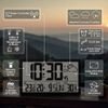 GreenBlue Extra Large Lcd Wall Clock With Weather Station Temperature And Date Display - (GB218)