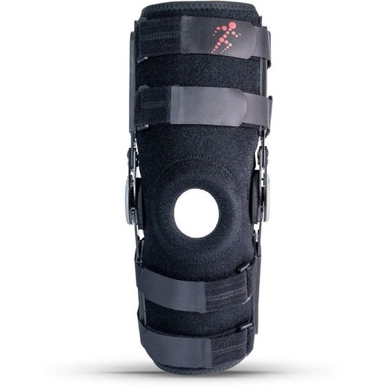 Reha Fund Long Open Knee Brace Stabilmax O-1243/2XL REHAFUND, Black - (O-1243/XXL)