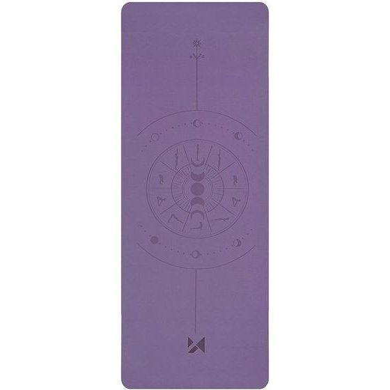 Wozinsky Exercise Mat 183 x 61 x 0.5 Cm For Yoga And Gymnastics Made Of Natural Rubber - Purple 5907769387876 - (WNSP-NKP)