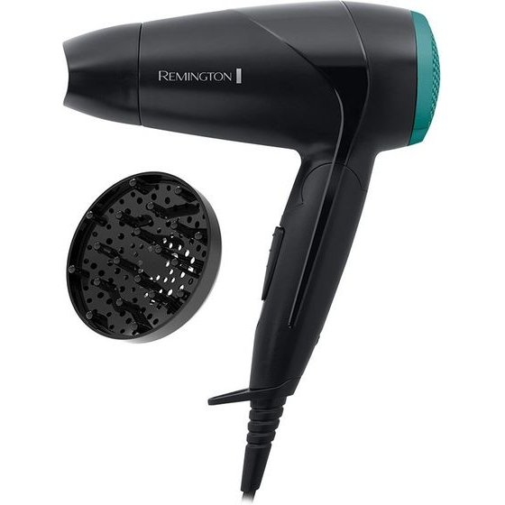 Remington Hair Dryer 2000 W Black, Green - (D1500)