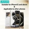 Usams ZJ093 Universal Magnetic Phone Holder For Car, Home And Office Black - (ZJ093ZJ01)