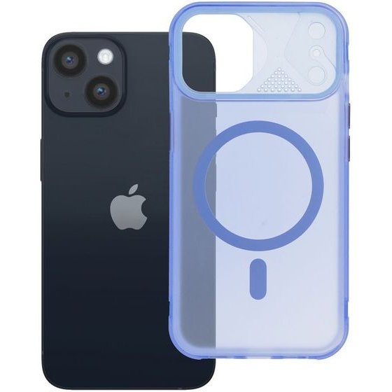 Case For Iphone 14 Aurora Compatible With Magsafe Blue OEM