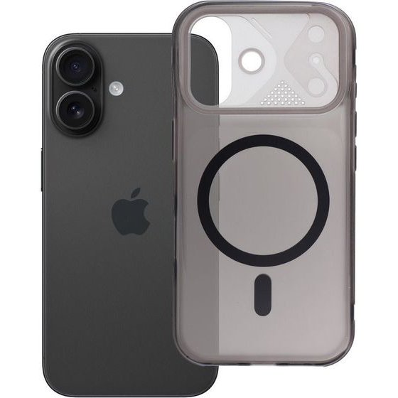 Case For Iphone 16 Aurora Compatible With Magsafe Black OEM