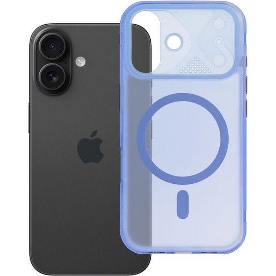 Case For Iphone 16 Aurora Compatible With Magsafe Blue OEM