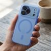 Case For Iphone 16 Pro Aurora Compatible With Magsafe Blue OEM