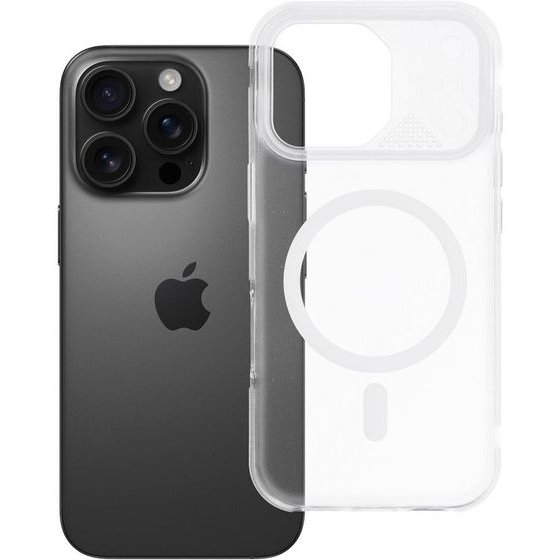 Case For Iphone 16 Pro Aurora Compatible With Magsafe White OEM