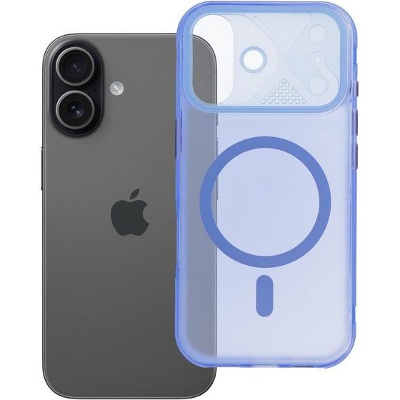 Case For Iphone 17 Aurora Compatible With Magsafe Blue OEM