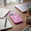 Case For Iphone 17 Pro Aurora Compatible With Magsafe Pink OEM