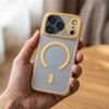 Case For Iphone 17 Pro Max Aurora Compatible With Magsafe Orange OEM