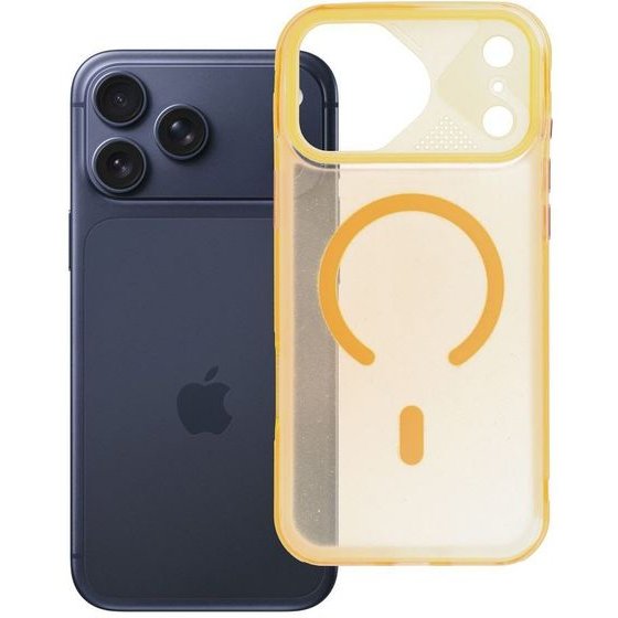 Case For Iphone 17 Pro Max Aurora Compatible With Magsafe Orange OEM