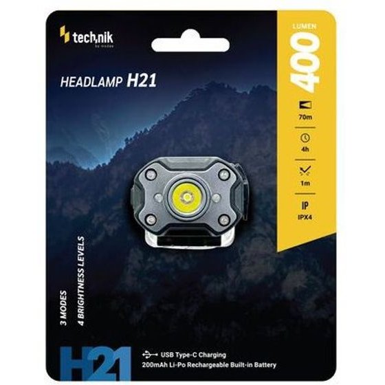 Technik H21 ����������������� ����� ������� Led USB-C 400lm - (MT-H21)