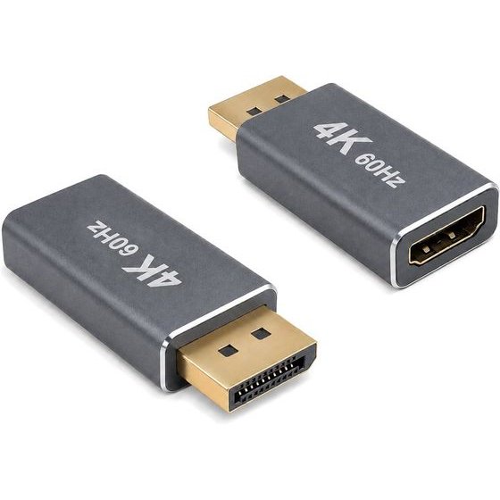 Powertech ���������� Displayport �� Hdmi 4K/60Hz, ���� - (CAB-DP085)
