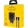 Powertech ��������� ������ �� �������, USB/USB-C, 20W, ������ - (PT-1637)