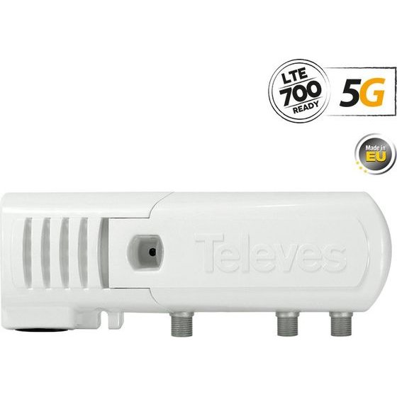 Televes 553220 ��������� ������� F 47-694MHz 20dB 110dBuv 2oUt Dc 12V