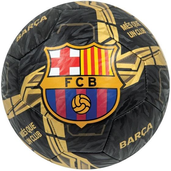 Fc Barcelona Ball Lightning Black/Gold - Size 5 (122025)