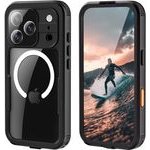 Crong Seal Cover - IP68 Waterproof Case For Iphone 17 Pro (Black) - (CRGSLCIP17PBLK)