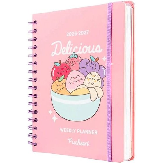 Pusheen - Calendar / Weekly Planner A5 From The Fruits 2026/2027 Collection - (AEESVA52605)