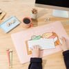 Pusheen - Xxl Pu Leather gaming/Desk Mat From The Sushi Roll Collection (60 x 35 cm) - (MGGEPU06)