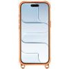 Hurtel Iphone 17 Case With Adjustable Crossbody Lanyard And Magsafe Compatible Camera Frame As a Stand - Orange - (6601191395B)