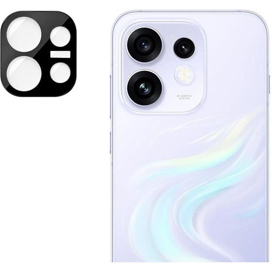 Techsuit - Full Camera Glass - Oppo Reno16 - Black