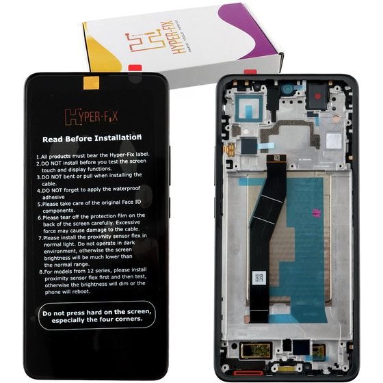 HYPER-Fix Xiaomi 14T 5G ����� Amoled + Touch Screen + Lens + Frame Black Service Pack - (HF-5600030N12A00)