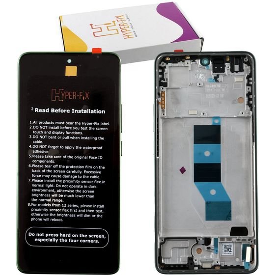 HYPER-Fix Xiaomi Poco M7 Pro 5G ����� Tft + Touch Screen + Lens + Frame Green Service Pack - (HF-5600060O17P00)