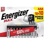 Energizer Max Alkaline Aaa Battery B20 - (EMAAAB20)