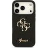 Guess Pu Fixed Glitter 4G Metal Logo Case For Iphone 18 Pro Black - (GUHCP18LHG4SGK)