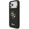 Guess Pu Fixed Glitter 4G Metal Logo Case For Iphone 18 Pro Max Black - (GUHCP18XHG4SGK)