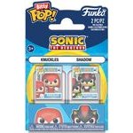 Funko Bitty Pop! 2-Pack: Sonic The Hedgehog - Knuckles & Shadow With Emerald Vinyl Figures