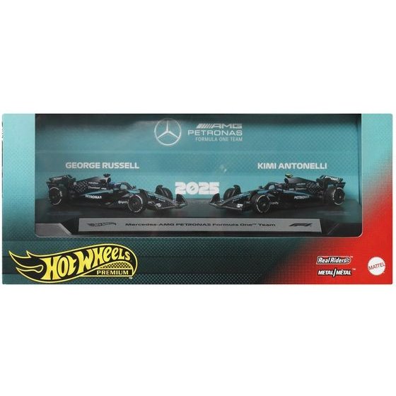 Mattel Hot Wheels Premium: Formula1 2025 - Mercedes-Amg Petronas Formula One Team (JMM93)