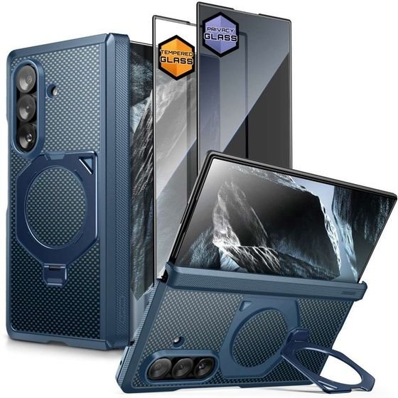 Supcase Ub Aero Magsafe 2-Set Galaxy Z Fold 8 Ultra Aramid BLUE