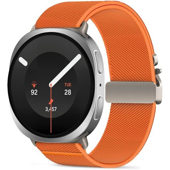Tech-Protect Nylon Clasp Samsung Galaxy Watch 8 / 9 / Classic (40 / 44 / 46 MM) ORANGE
