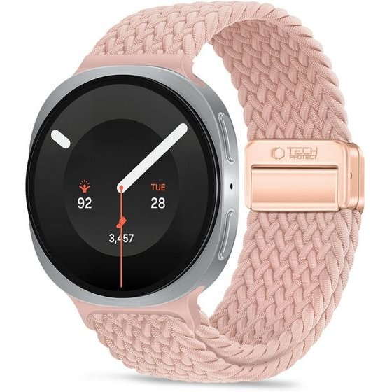Tech-Protect Nylonmag Samsung Galaxy Watch 8 / 9 / Classic (40 / 44 / 46 MM) Dusty ROSE