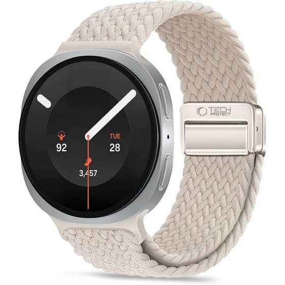 Tech-Protect Nylonmag Samsung Galaxy Watch 8 / 9 / Classic (40 / 44 / 46 MM) STARLIGHT