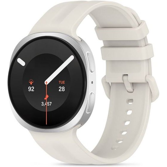 Tech-Protect Silicone Evo Strap For Samsung Galaxy Watch 40/44/46 Mm - Beige - (30319-0)