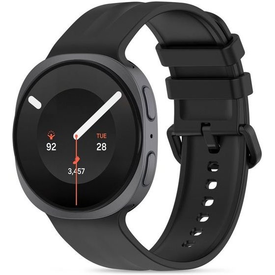 Tech-Protect Silicone Evo Strap For Samsung Galaxy Watch 40/44/46 Mm - Black - (30314-0)