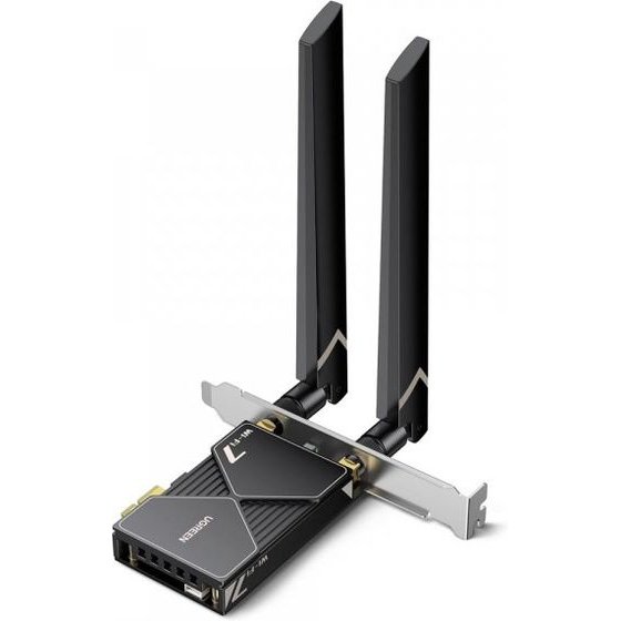 Ugreen Expansion Card Wi-Fi BE6500 (55204), Wi-Fi 7 / Bluetooth 5.4, PCIe, Black